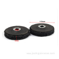 4.5inch bule strip disc clean flap wheel shaft